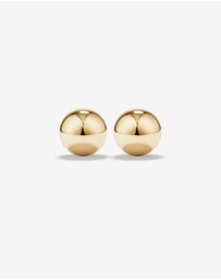 Michael Hill - 7mm Ball Stud Earrings in 10kt Yellow Gold