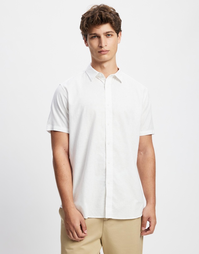 Staple Superior - Hamilton Linen Blend SS Shirt