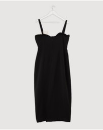 Revibe - Repaired BY JOHNNY. Phillipa Fold Contrast Dress - AU 14