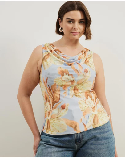 Atmos&Here Curvy - Opal Mesh Top