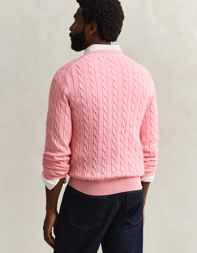 Gant - Cotton Cable Crew Neck