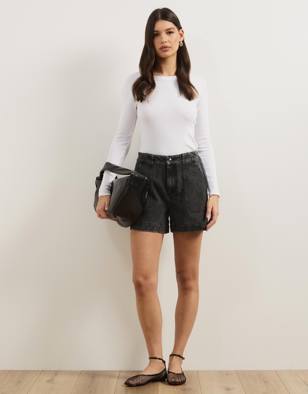 Atmos&Here - Samira Relaxed Denim Shorts