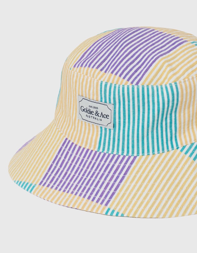 Goldie + Ace - Seersucker Bucket Hat - ICONIC EXCLUSIVE - Babies-Teens