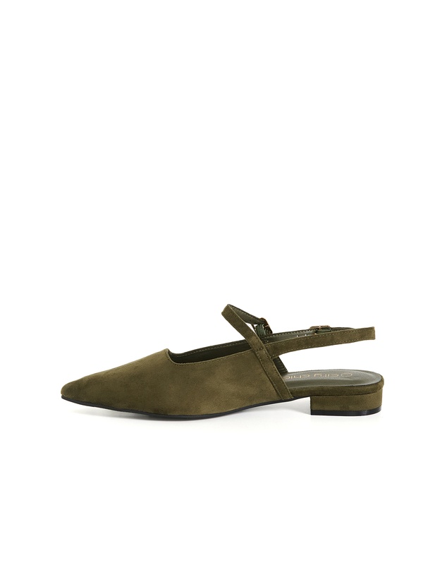 City Chic - WIDE FIT Paisley Slingback Flat