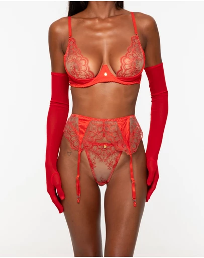 One Empire - Lissa Red Lace Set