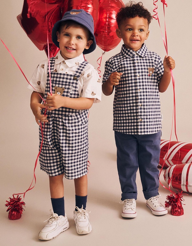 Huxbaby - Huxbear Button Up Checks - Babies