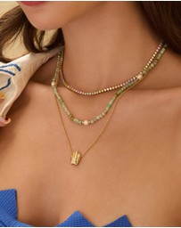 Wanderlust + Co - Fries Gold Necklace