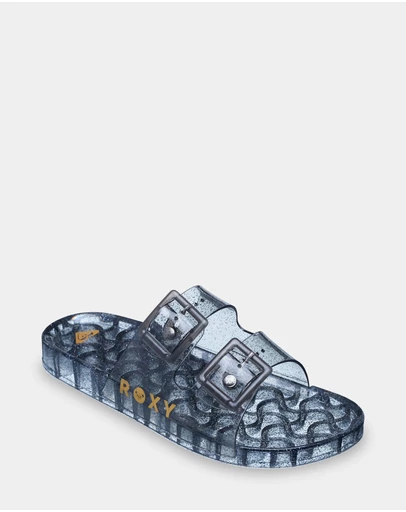 Roxy - Womens Kattie Glitter Slides