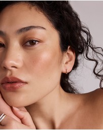 Michael Hill - Round Brilliant Diamond Huggie Hoop Earrings in 10kt Yellow Gold