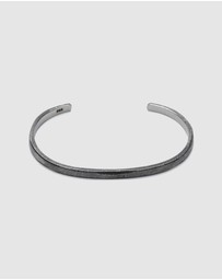 Buck Palmer - Oxidised Indo Maverick Cuff (Small)