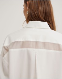 Witchery - Sheer Insert Shirt