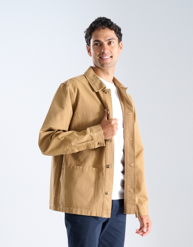 3 Wise Men - 3 Wise Men Chore Jacket - Brown