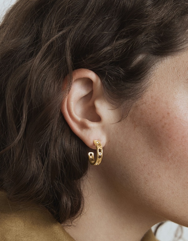MIMCO - Amulet Hoop Earring