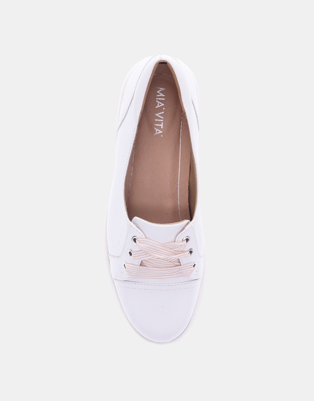 Mia Vita - Bridgette Slip-On Casual Sneaker - White