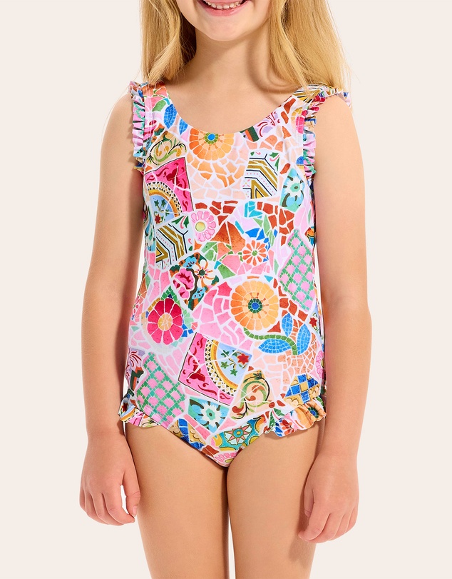 Seafolly - Beach Boheme One Piece - Kids