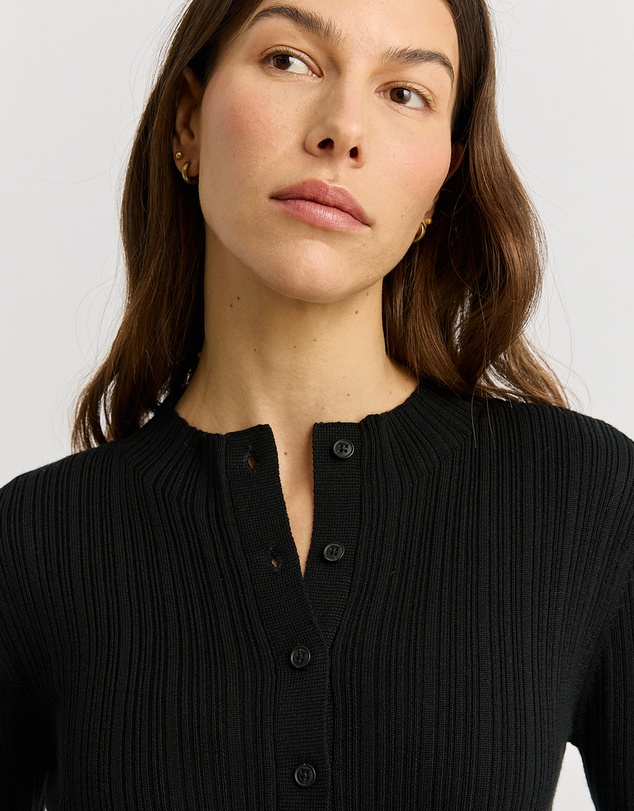 Toorallie - Variegated Rib Cardigan Dress