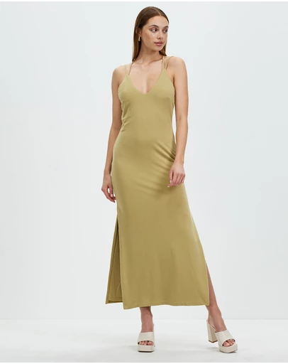Third Form - Form Cross Back Midi Dress