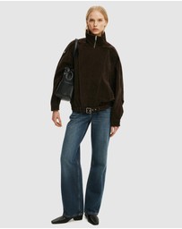 Cotton On - Cove Faux Suede Biker Jacket