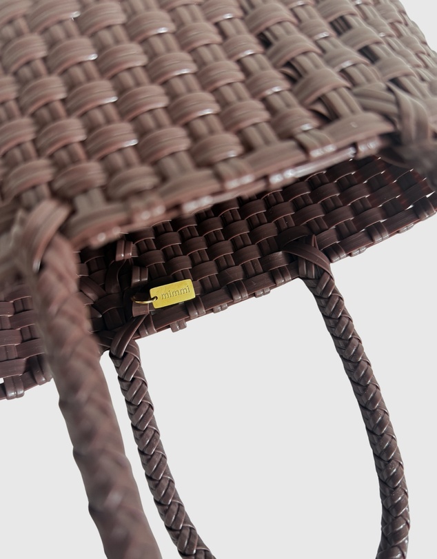 Mimmi Terra - Woven Micro Tote Cioccolato