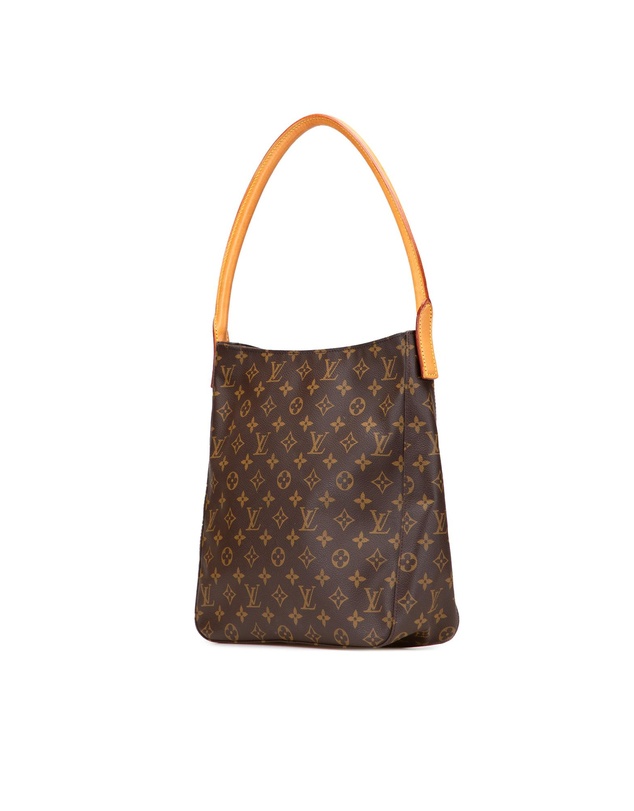 Pre-Loved by Azura Reborn - Pre-Loved louis vuitton Leather Shoulder Bag with Classic Pattern and Top Handle for Women