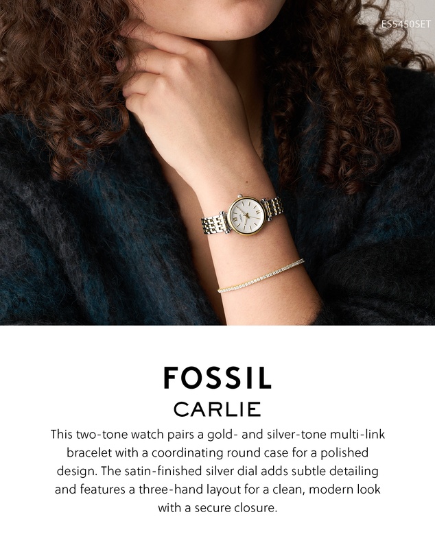 Fossil - Carlie Two Tone Analogue Watch