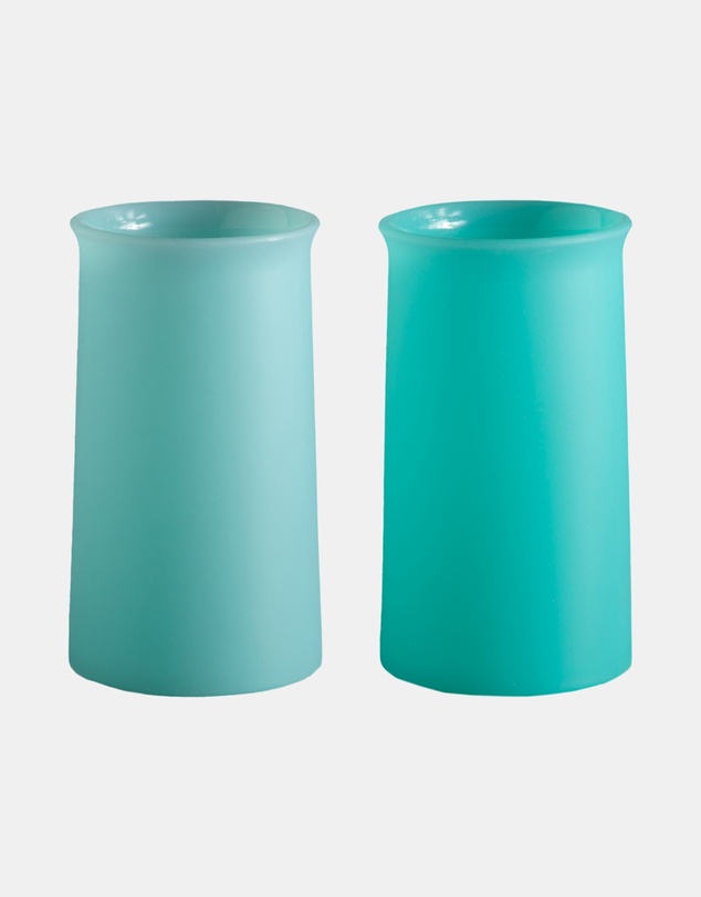 porter green - stegg | silicone unbreakable highball glasses