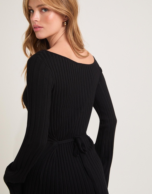 Subtitled - Remi Ribbed One Shoulder Mini Dress