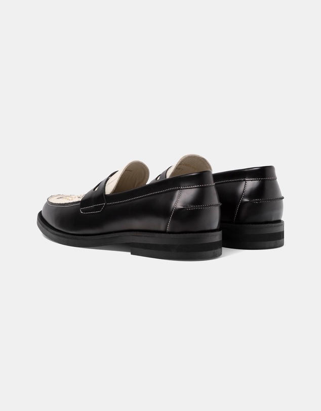 Duke + Dexter - Wilde Midnight Chateau Sketch Penny Loafers
