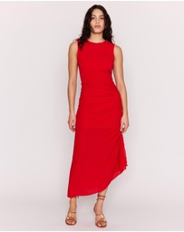 MINKPINK - Rosa Drawstring Midi Dress