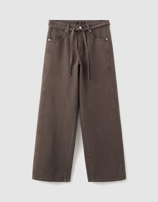 M.N.G - Wide-Leg Jeans With Drawstring
