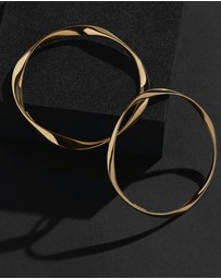 Najo - Large Garden of Eden Yellow Gold Bangle