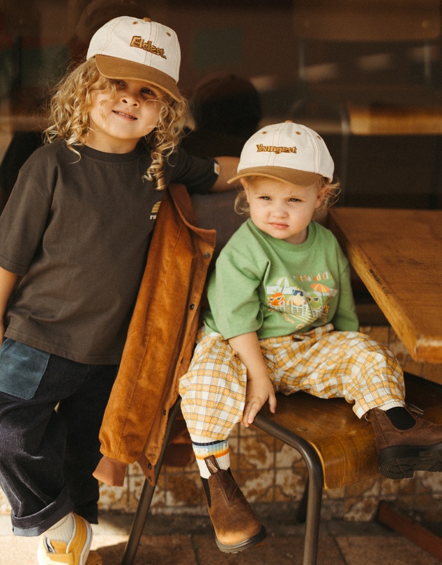 Banabae - Fruit Salad Club Hemp Kids Tee - Apple Green