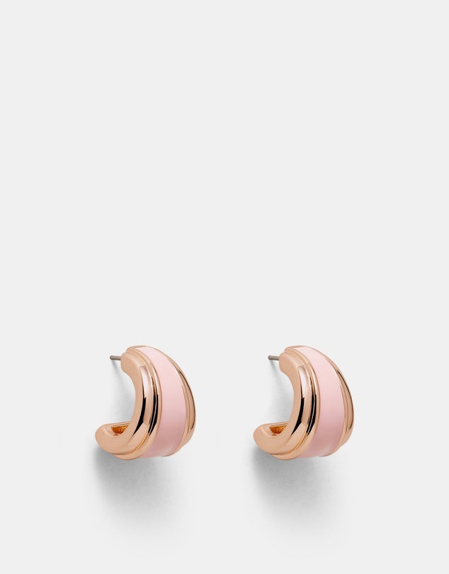 MIMCO - Mini Enamel Hoop Earrings