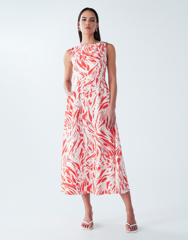 BWLDR - Zenay Midi Dress