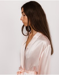 SILK MAGNOLIA - Silk Robe Dressing Gown