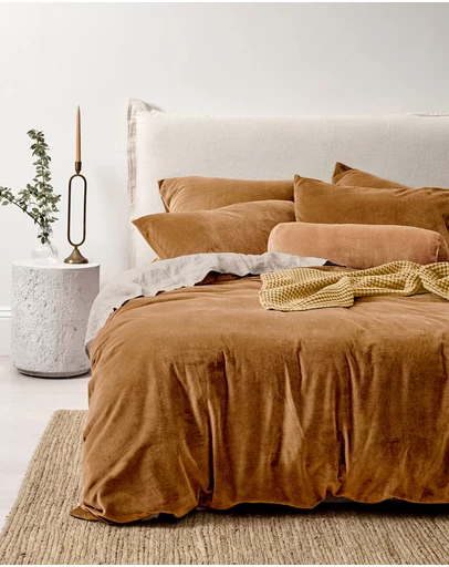Aura Home - Luxury Velvet Quilt Cover