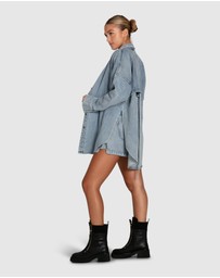 Belle & Bloom - Into Him Oversized Denim Shirt
