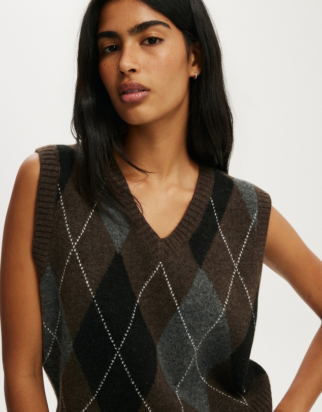 Cotton On - V-Neck Slouch Vest