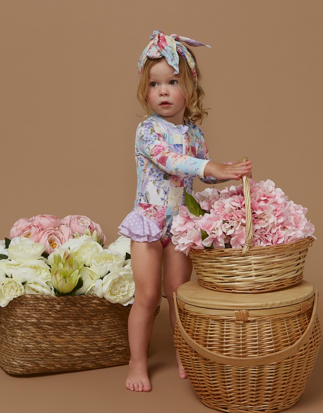 Aqua Blu Kids - Meadow Long Sleeve One Piece - Babies