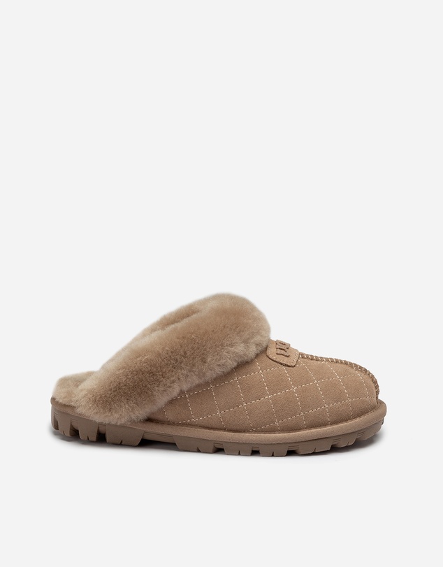 Ozwear Connection Uggs - Ugg Coquette Matelasse Emb Logo Slipper( Detachable Feature)