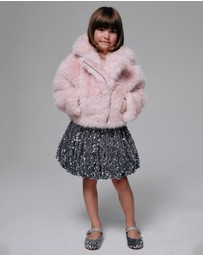 Bardot Junior - Jayden Faux Fur Jacket - Kids-Teens