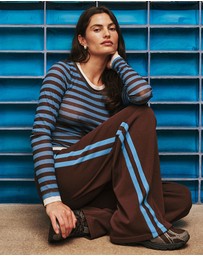 P.E Nation - Serene Stripe LS Tee