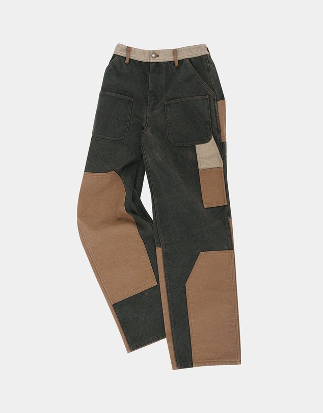 Andersson Bell - Patchwork Carpenter Wide-Leg Jeans