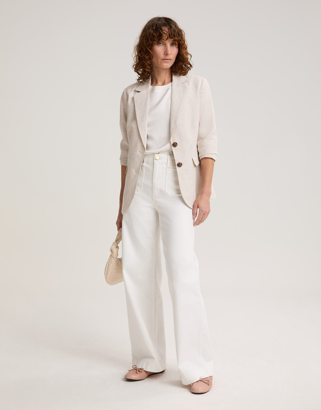 Sportscraft - Freya Short Linen Blazer