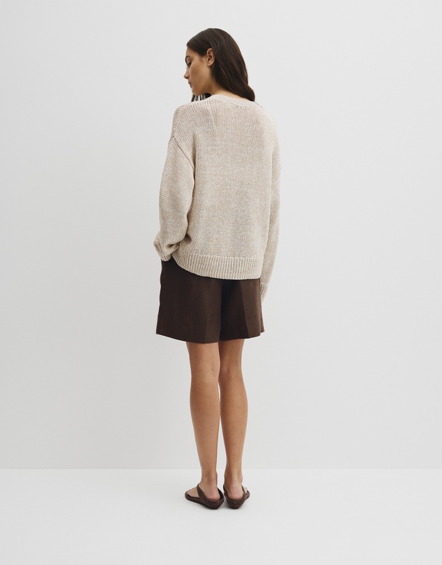 Country Road - Organically Grown Cotton Tape Yarn Sweater