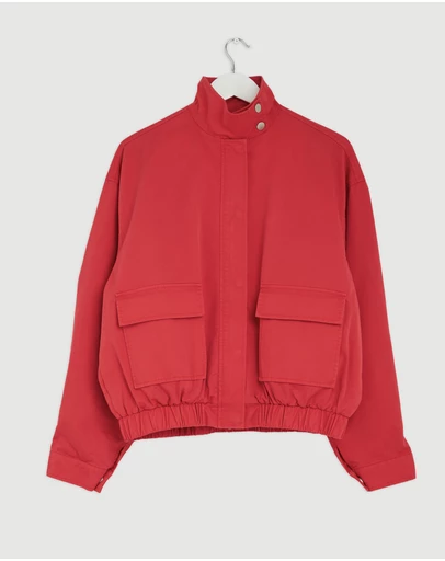 Revibe - Repaired AERE Ines Funnel Neck Bomber - AU 10