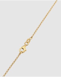 Elli Jewelry - Necklace Aeroplane Travel 925 Sterling Silver Gold-Plated