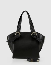 Belle & Bloom - Heart Of Gold Leather Shoulder Bag