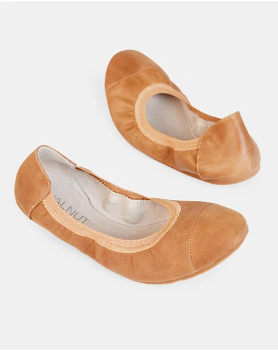 Walnut Melbourne - Ava Leather Ballet