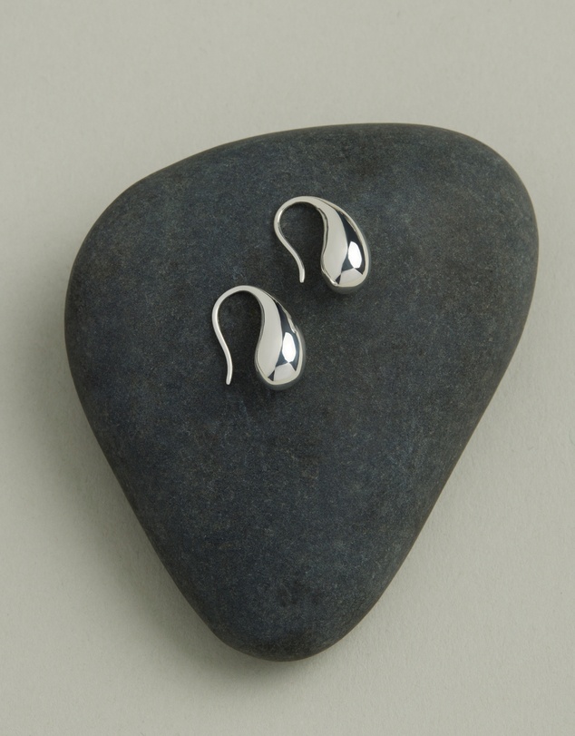 Najo - Eau Silver Earrings